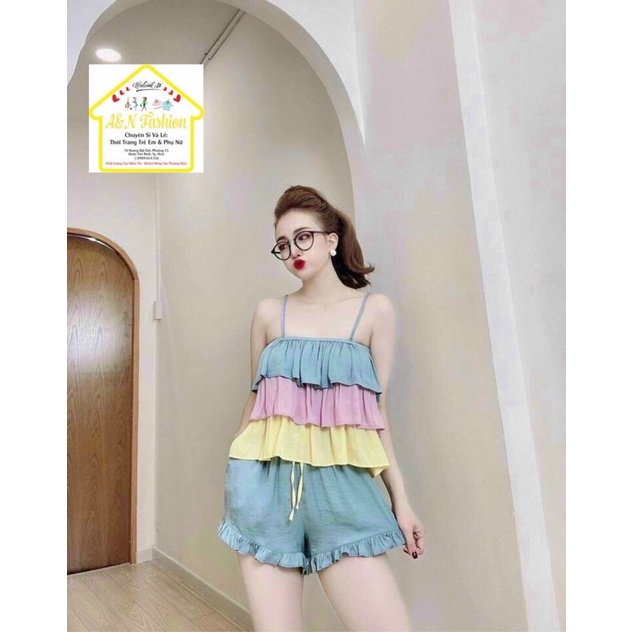 Bộ đùi tiểu thư lụa Satin cực yêu | BigBuy360 - bigbuy360.vn