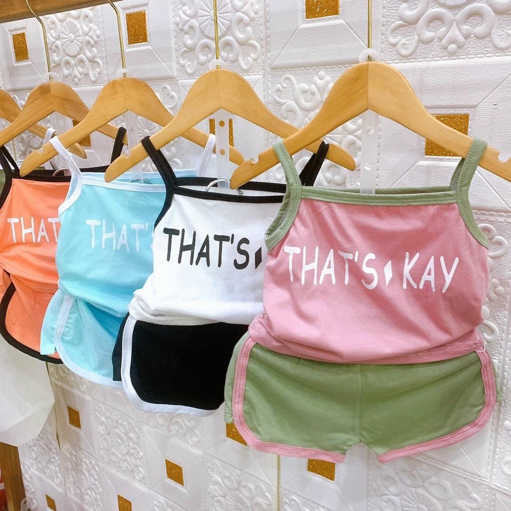 [MẪU MỚI] BỘ HAI DÂY THATS KAY SIÊU ĐÁNG YÊU CHO BÉ 6-18KG