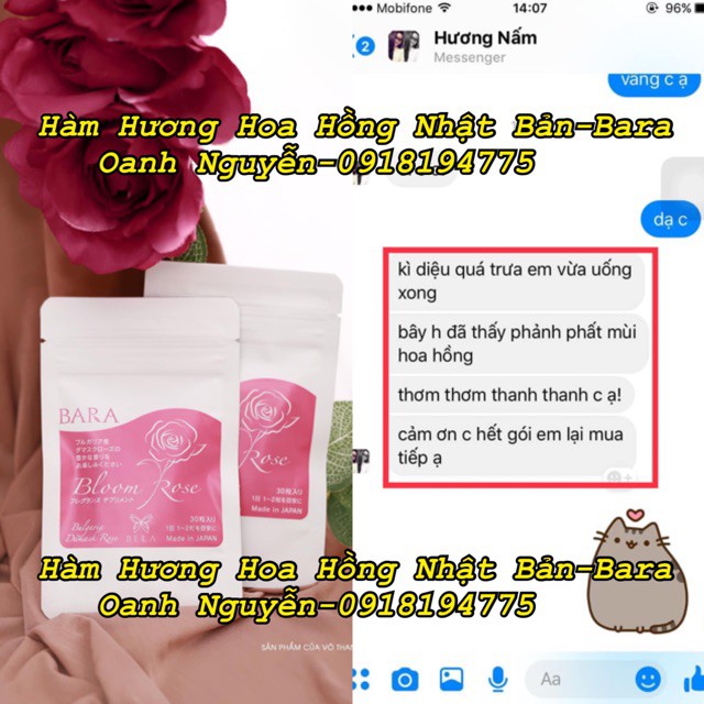 Viên hàm hương Bara Nhật-Tỏa hương tự thân callogen
