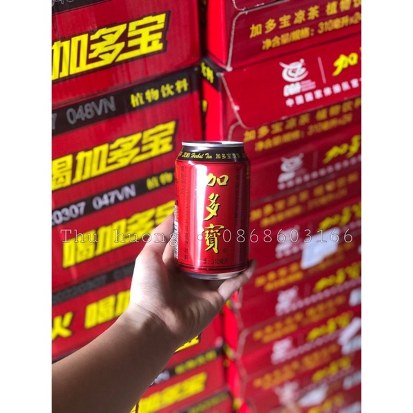 1 Thùng Trà Thảo Mộc Giải Nhiệt Thanh Nhiệt Jia Duo Bao 24 Lon 310ml