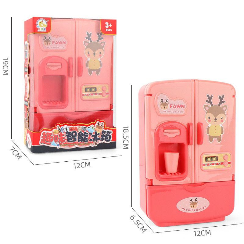 Bộ Đồ Chơi Tủ Lạnh Nhiều Chi Tiết Đáng Yêu Cho Bé - Tủ Lạnh Mini Giúp Trẻ Năng Động Vui Nhộn Sóc_toystore