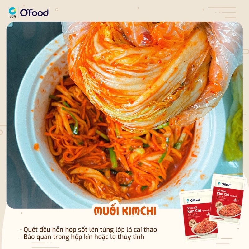 SỐT MUỐI KIMCHI HÀN QUỐC O'FOOD 180G