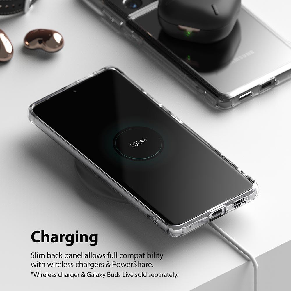 Ốp lưng chống sốc hàng hiệu Ringke Fusion cho Galaxy S21 | S21 Ultra | S21 Plus
