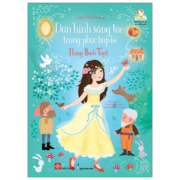 Sách Sticker Dolly Dressing - Dán Hình Sáng Tạo Trang Phục Búp Bê - Nàng Bạch Tuyết