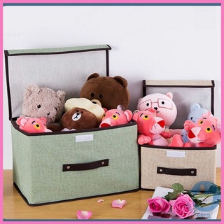 Hộp vải đựng đồ thùng đựng quần áo đồ chơi đa năng bằng vải cứng cắp có nắp đậy ttn thoitrangnu