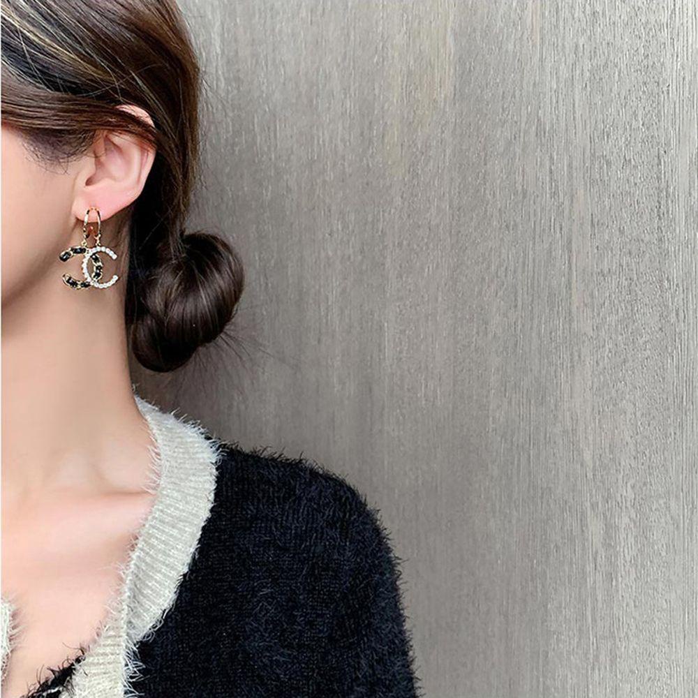 Bông Tai Dáng Dài Bằng Da Phong Cách Vintage Thời Trang Cho Nữ