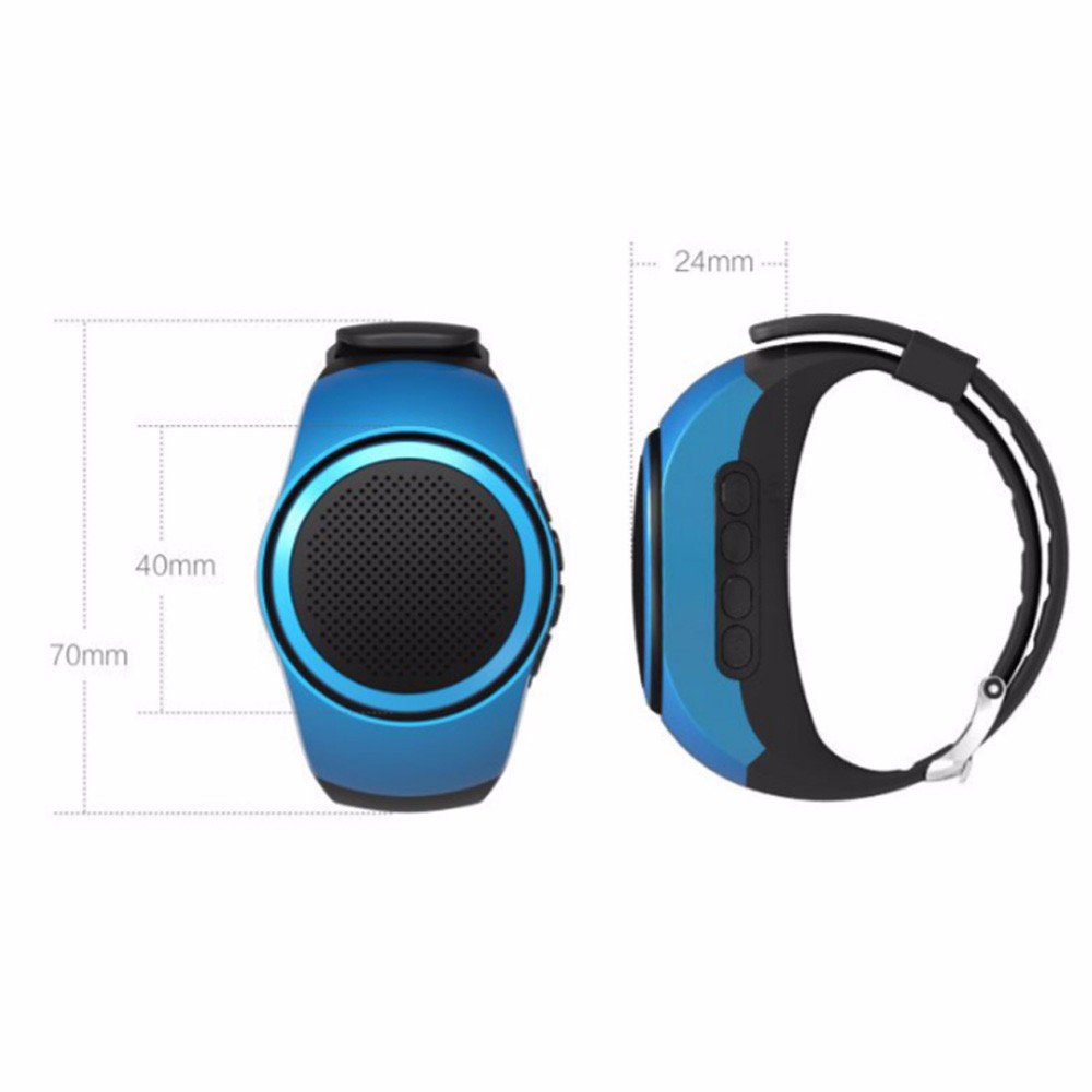 Đồng hồ loa Bluetooth B20 tích hợp micro nghe nhạc FM tiện lợi cho thể dục thể thao