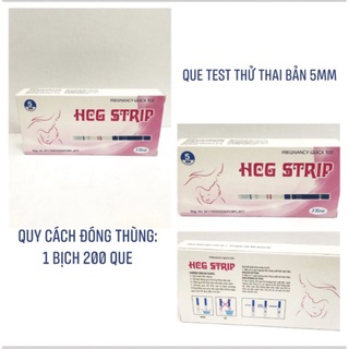 Que Thử Thai HCG STRIP bản 5mm thumbnail