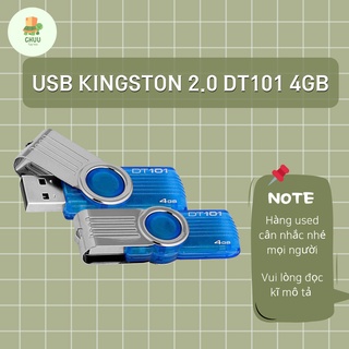 Usb 2.0 kingston dt101 4gb chính hãng