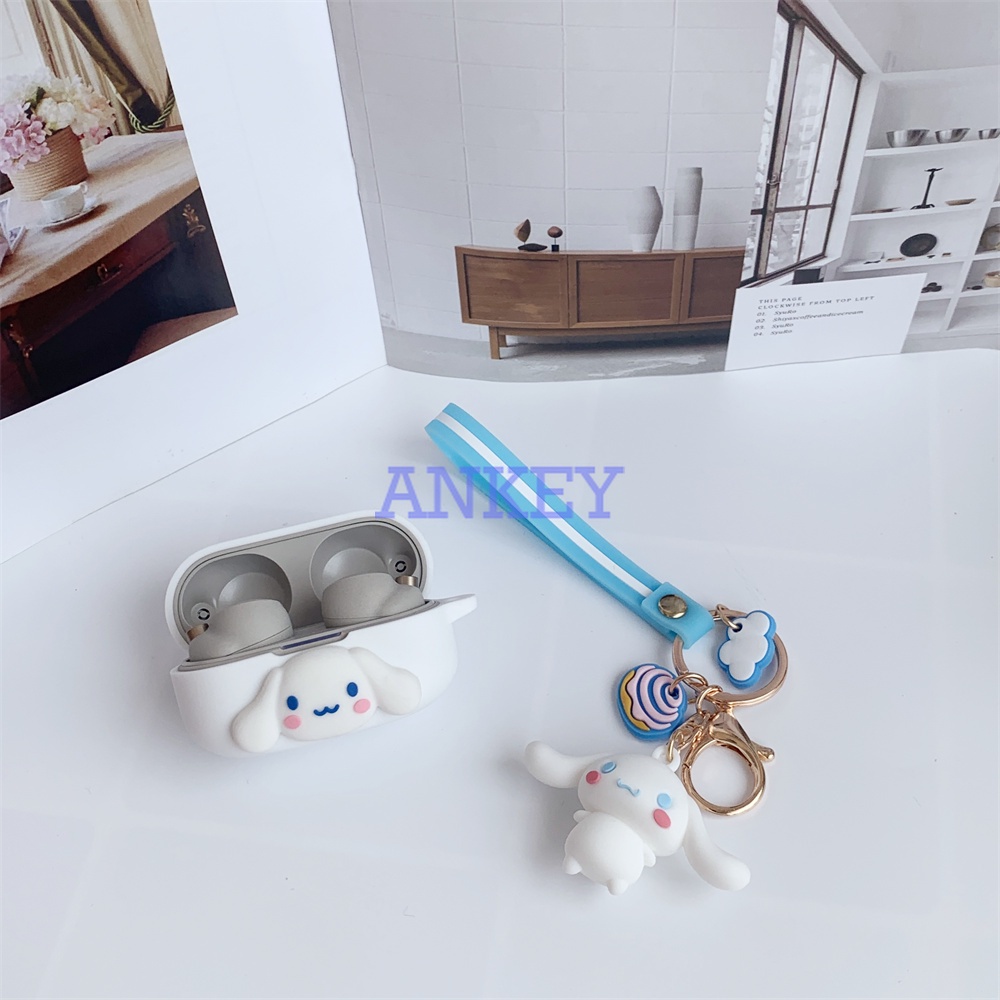 Sony WF1000-XM3 WF1000-XM4 LinkBuds S WF-LS900N L900 SP800N Vỏ Bảo Vệ Hộp Sạc Tai Nghe Bằng Silicon Chống Sốc Chống Thấm Nước Thiết Kế Hoạt Hình Dễ Thương