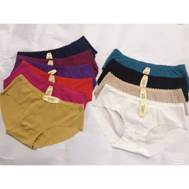 Set 10 Quần Lót Nữ Đúc Su Viền Sóng Chất Đẹp