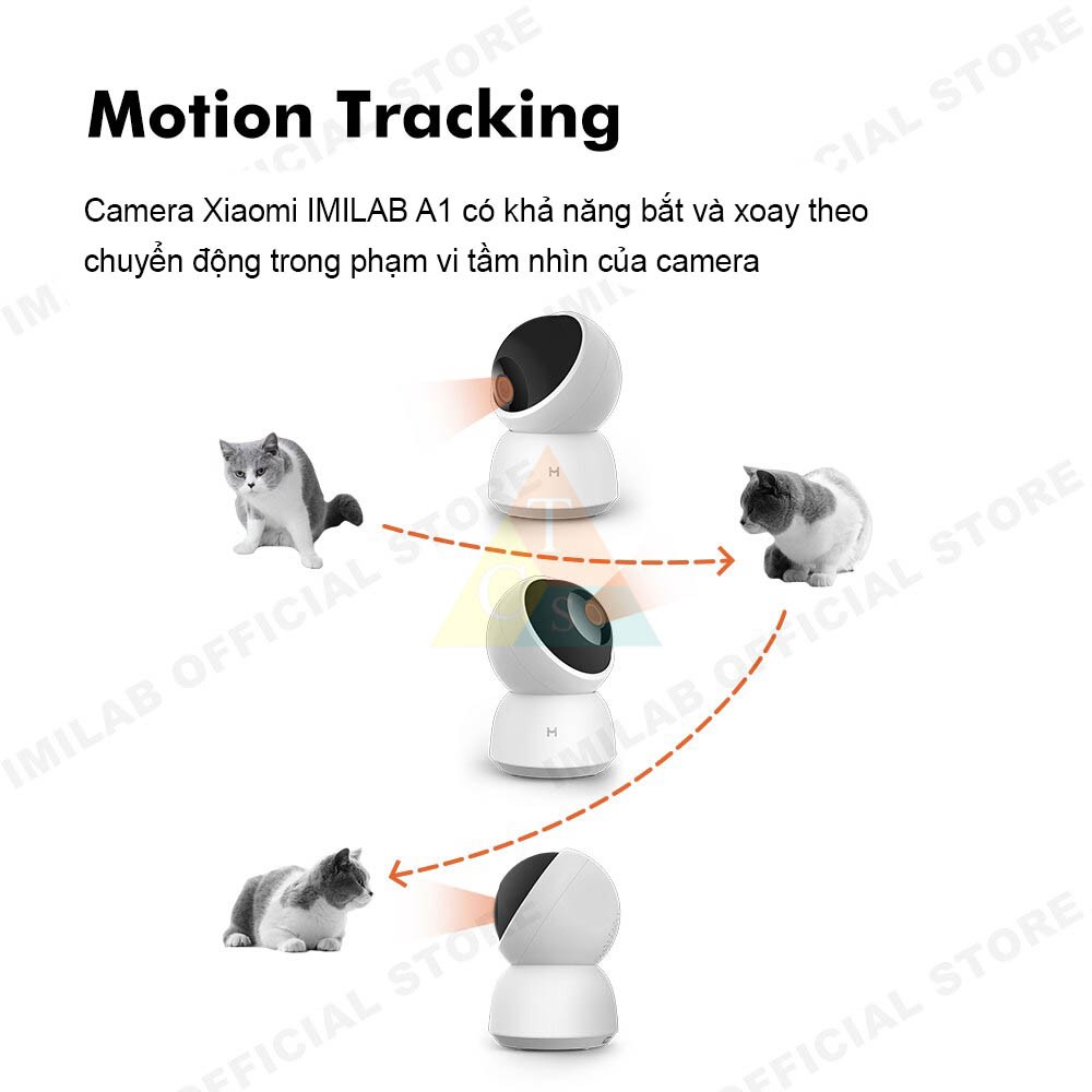 Bản quốc tế 2k 1296p Camera ip Xiaomi Imilab A1 xoay 360 độ