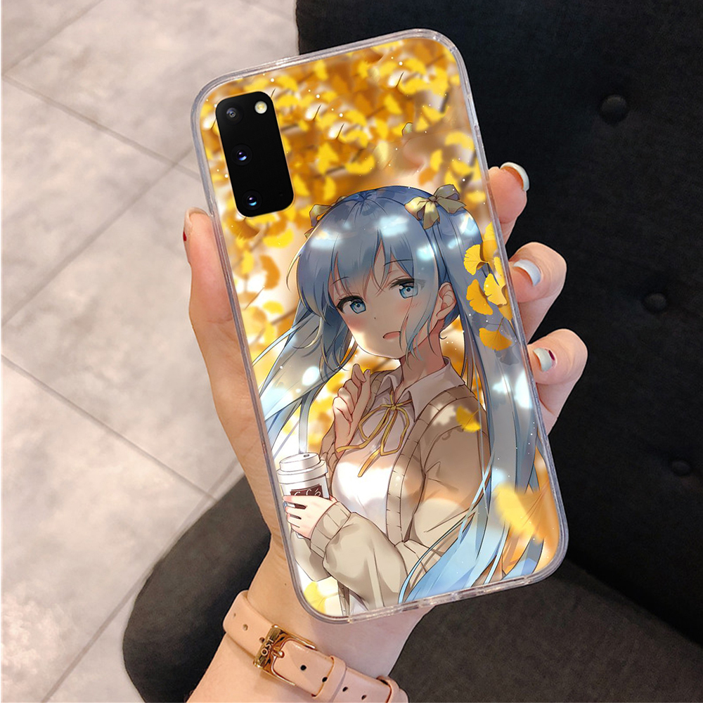 Ốp điện thoại trong suốt hình Hatsune Miku cho LG G6 G7 G8 THINQ V20 V30 V30S V35 V40 V50 V50S V60