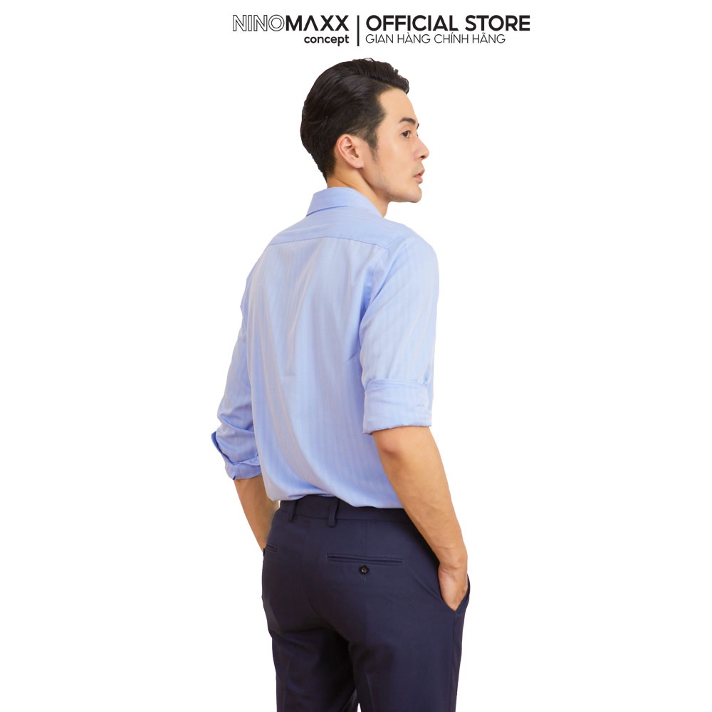 N&amp;M CLUB Áo Sơ Mi Nam Tay Dài chất liệu Bamboo cotton 2104010
