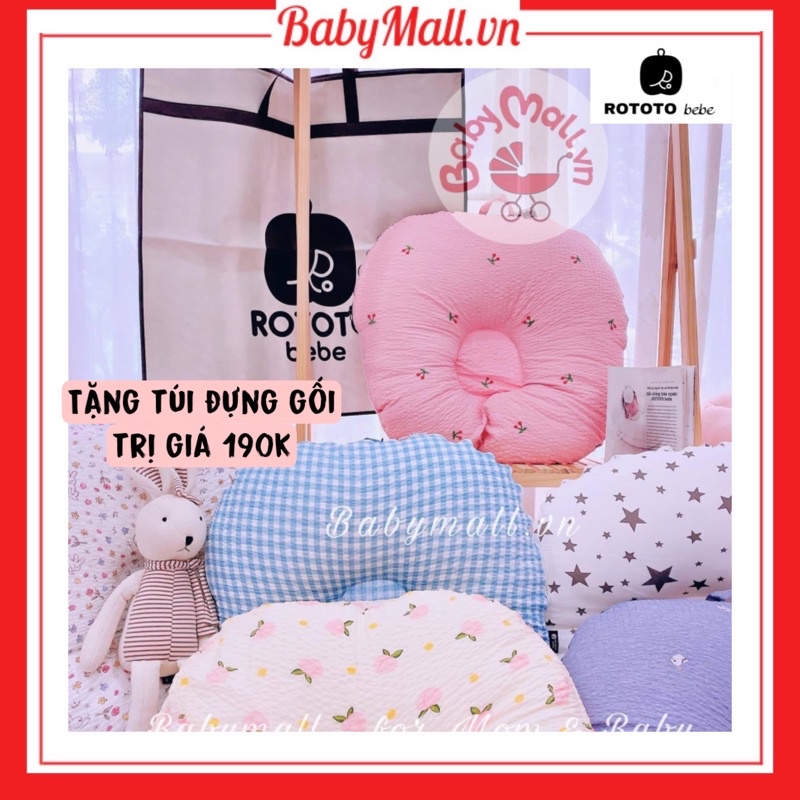 Gối chống trào ngược Rototo Bebe Hàn Quốc Chính Hãng