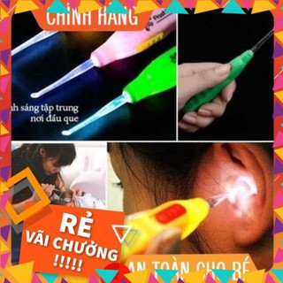 Dụng cụ lấy ráy tai có đèn hàng có hộp nhựa