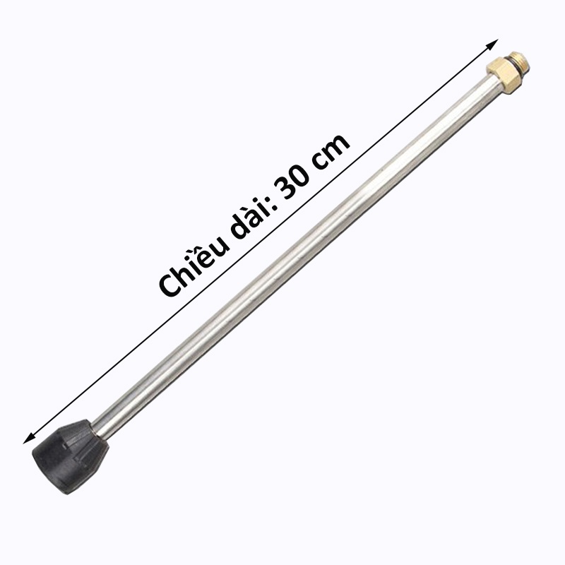 Ống nối dài súng máy rửa xe SOEASY vòi nối dài 25cm cho súng máy rữa xe cao áp, vòi kim loại C0004-2
