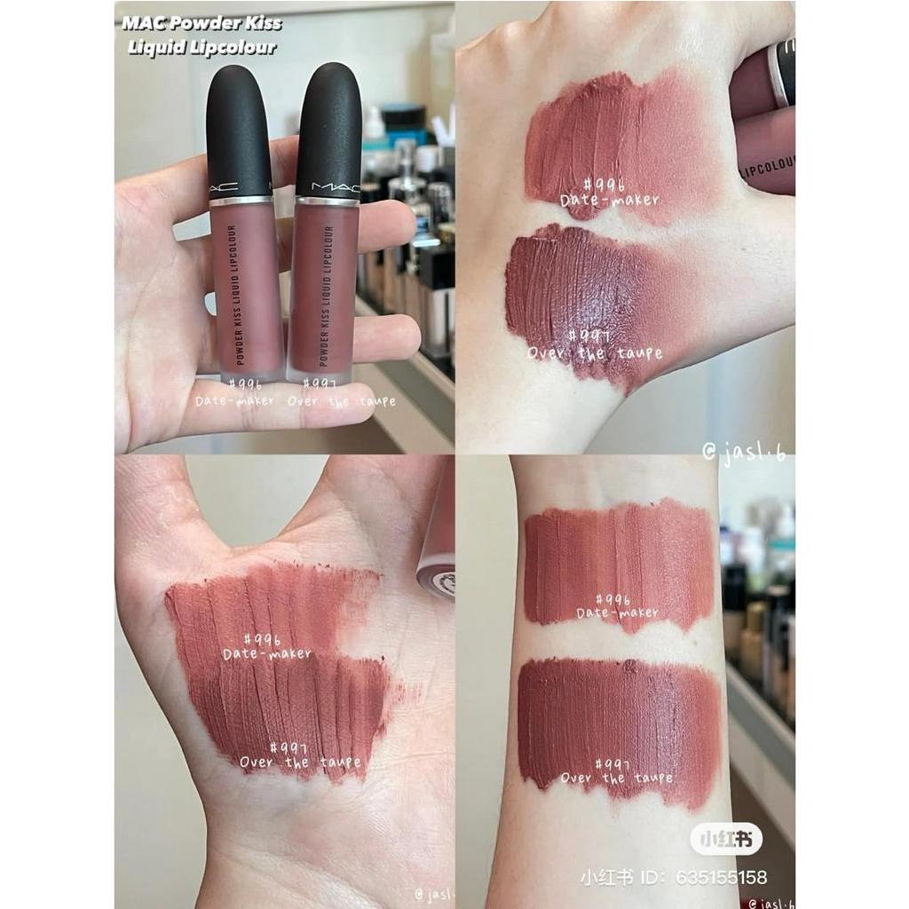 Son kem MAC Powder Kiss Liquid - 996 Date-Maker
