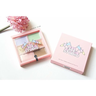Bảng make up đa năng Che Khuyết Điểm + Kem lót + Highlight + Contour 3CE Studio Face Tuning Concealer Palette