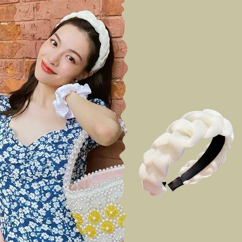 Băng đô tết tóc phong cách Hàn Quốc cho nữ