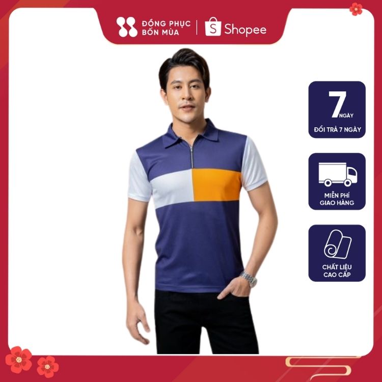 Áo Phông Nam / Nư Polo Tay Ngắn Phong Cách Thời Trang thiết kế chất liệu cao cấp sẵn hàng 100% ảnh thật của shop