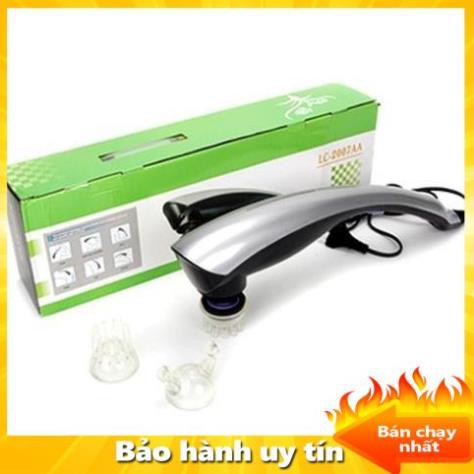 Máy massage toàn thân cá heo Energy King LC 2007AA 3 đầu xóa bóp đấm lưng, giảm đau thư giãn tại nhà (Bảo hành 12 tháng)