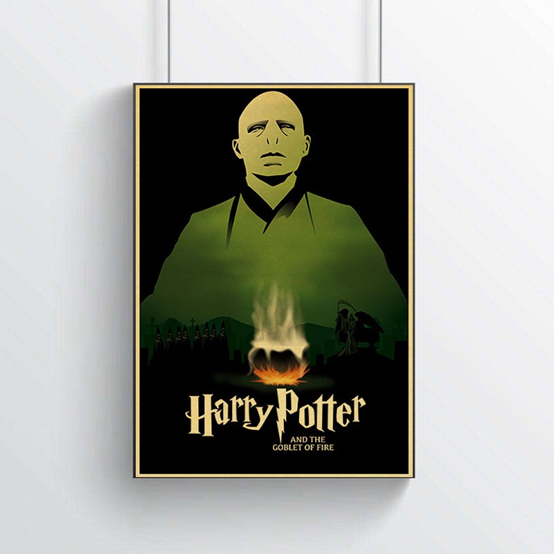 Poster Phim Harry Potter Dán Tường Trang Trí Độc Đáo