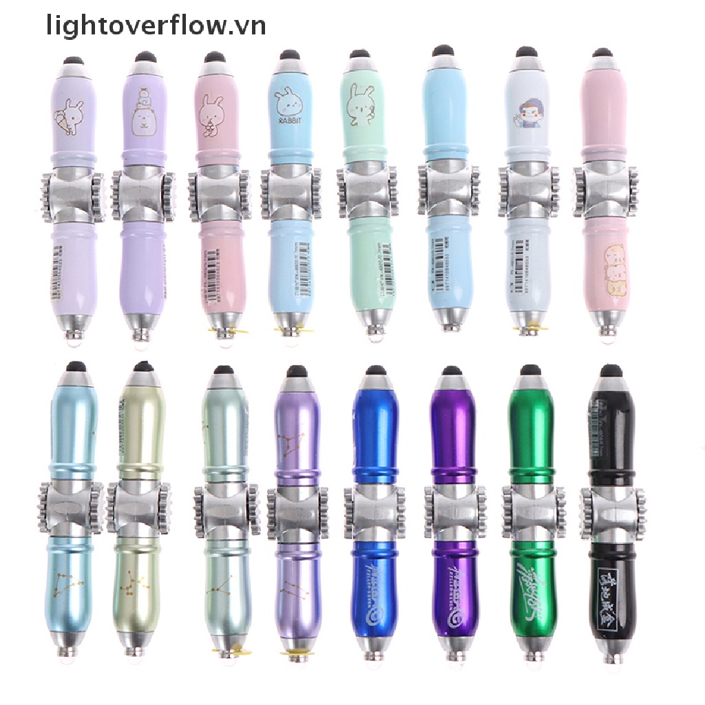 Bút Bi Xoay Có Đèn LED Phát Sáng Độc Đáo
