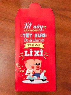 Combo 200 chiếc lì xì tết 2019