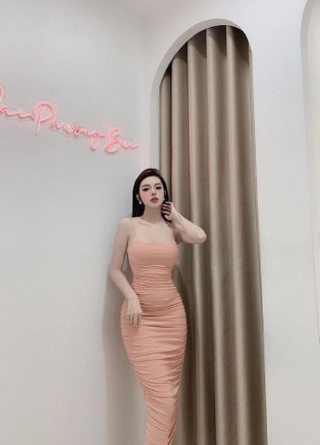 Đầm body nhúng 2 dây dự tiệc cực sang | BigBuy360 - bigbuy360.vn