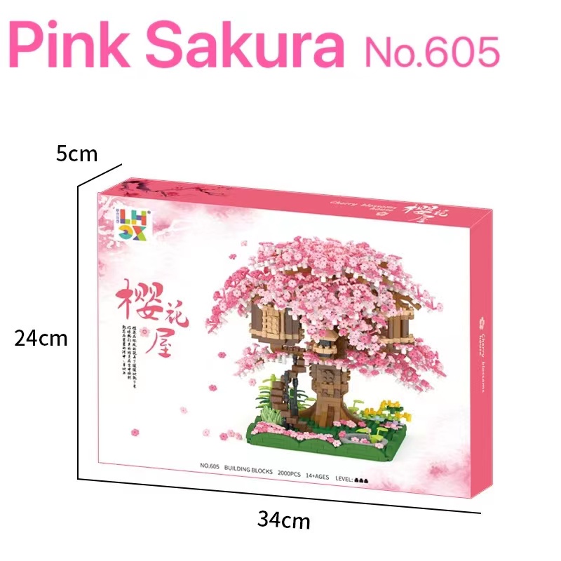 Đồ Chơi Lắp Ráp Mô Hình Ngôi Nhà Cây Hoa Anh Đào N0.605 2028