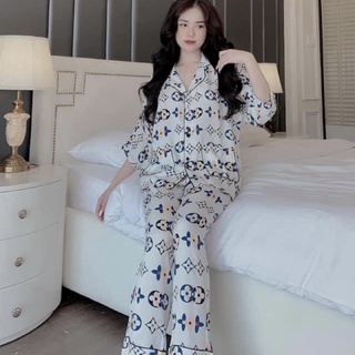 Đồ bộ nữ tay dơi quần dài chất liệu mango