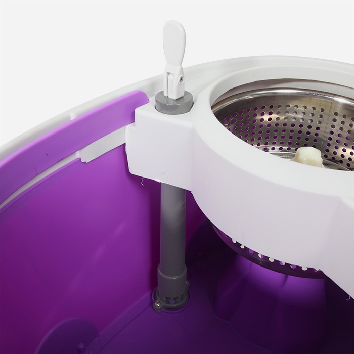 Bộ Lau Nhà Song Long HSL 360 Độ Lồng Inox Có Van Xả Nước Và Bông Lau Thay Thế Đi Kèm