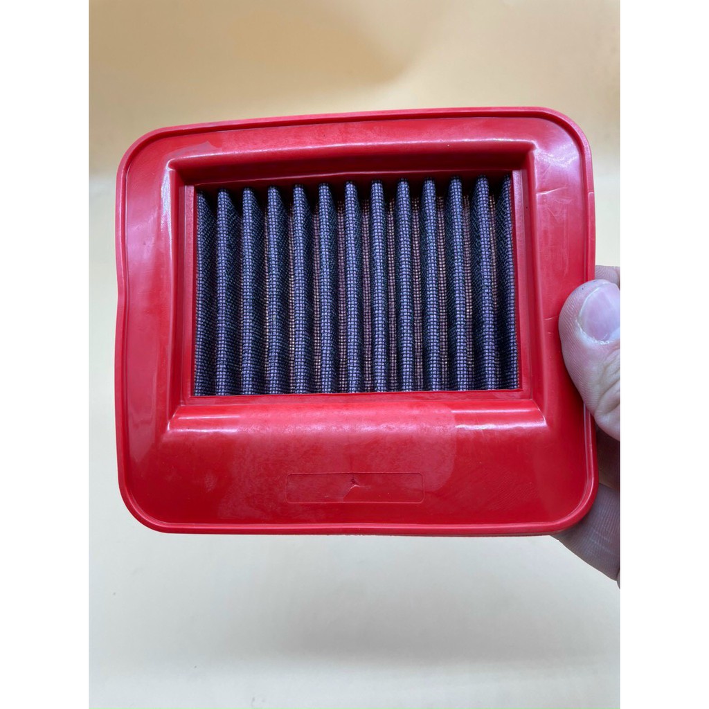 Lọc gió đỏ KN xe Exciter 150 và xe Exciter 135 (5số) đời 2011 đến 2014. phụ kiện thay thế phụ tùng