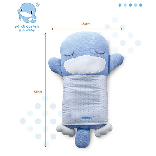 Gối ôm thú ôm ghiền cho bé hình vịt KU.KU DUCKBILL Ku2066 (Size 50 x 33 cm)