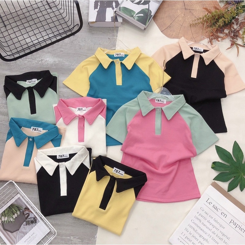 Áo Thun nhấn cổ