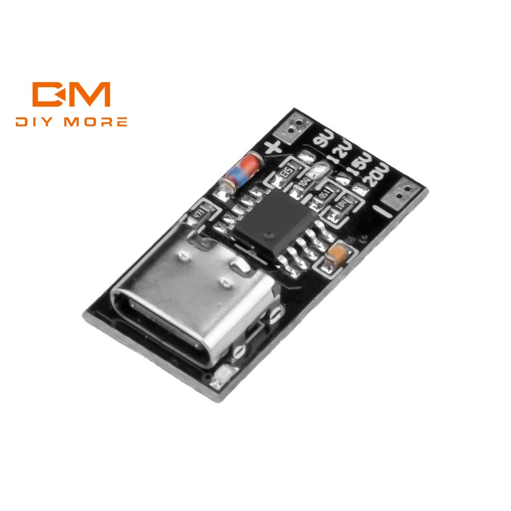 Bảng mạch sạc nhanh DIYMORE giao diện USB PD QC3.0 Type C 15V 20V thumbnail