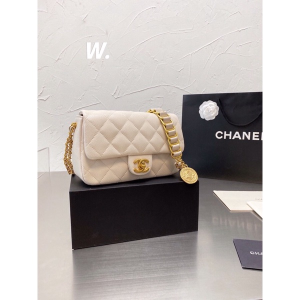 Túi xách Chánel classic mẫu mới sz 20 chất da thật