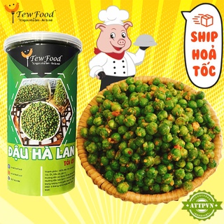 350g đậu hà lan rang tỏi ớt, đậu hà lan sấy giòn đồ ăn vặt loại 1 cực ngon tewfood - đồ ăn vặt hà nội