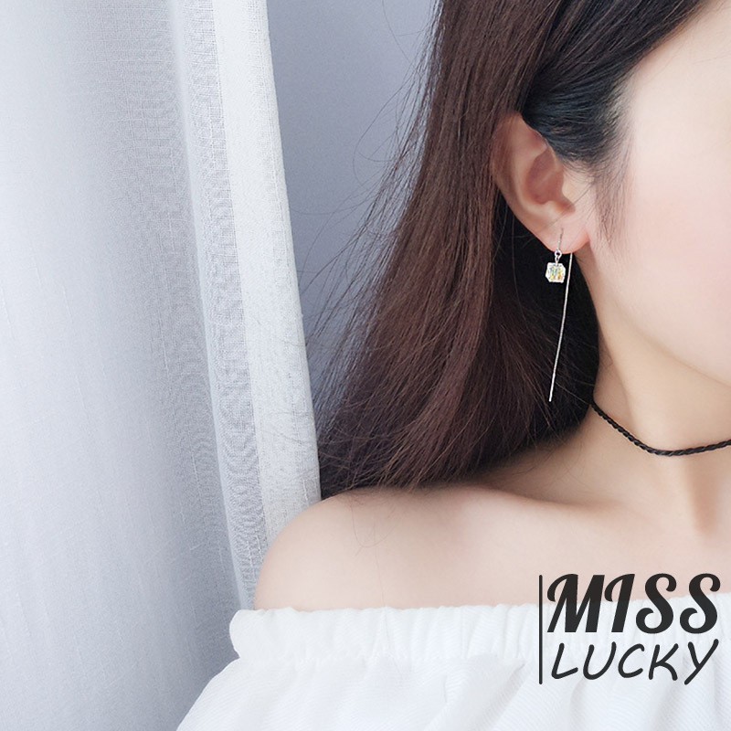 Khuyên tai nữ kiểu dáng thời trang phong cách Hàn Quốc