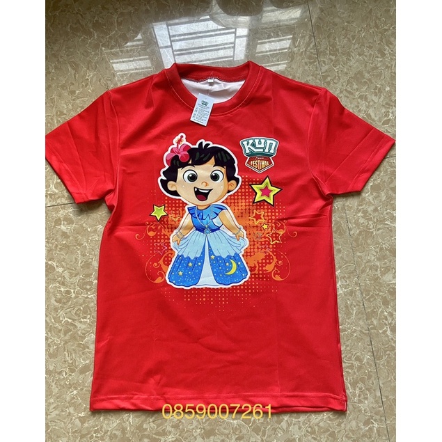 Áo kun, áo kun ngắn tay, áo phông kun dạ quang cho bé khuyến mãi từ sữa Kun