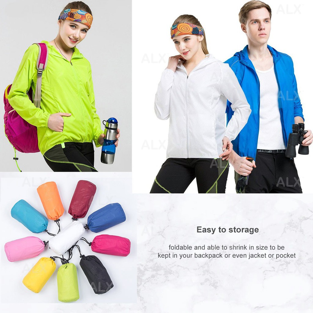Áo Khoác Thể Thao Chống Gió / Tia UV / Chống Thấm Nước Chất Liệu Nhanh Khô Thời