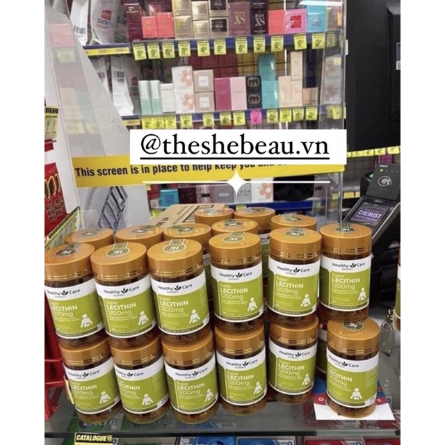 Mầm đậu nành Healthy Care Super Lecithin đẹp da, đào thải độc tố gan, cân bằng nội tiết tố