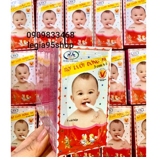 Rơ lưỡi Đông Pha cho Bé 1 lốc  10 hộp, (1 hộp 05 cái) - Đông Fa 3 Con Nai