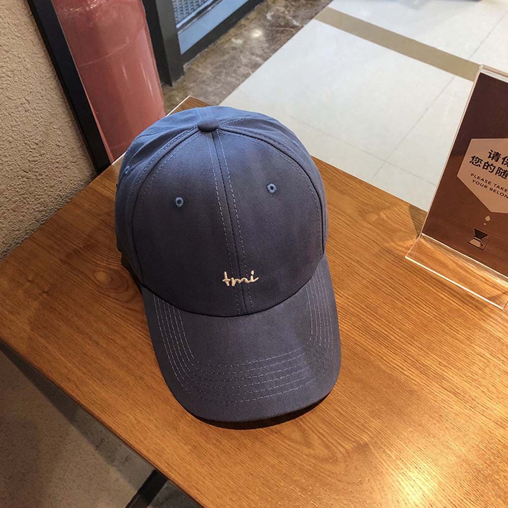 Mũ lưỡi trai thêu chữ phong cách hip hop Hàn Quốc cho nam nữ