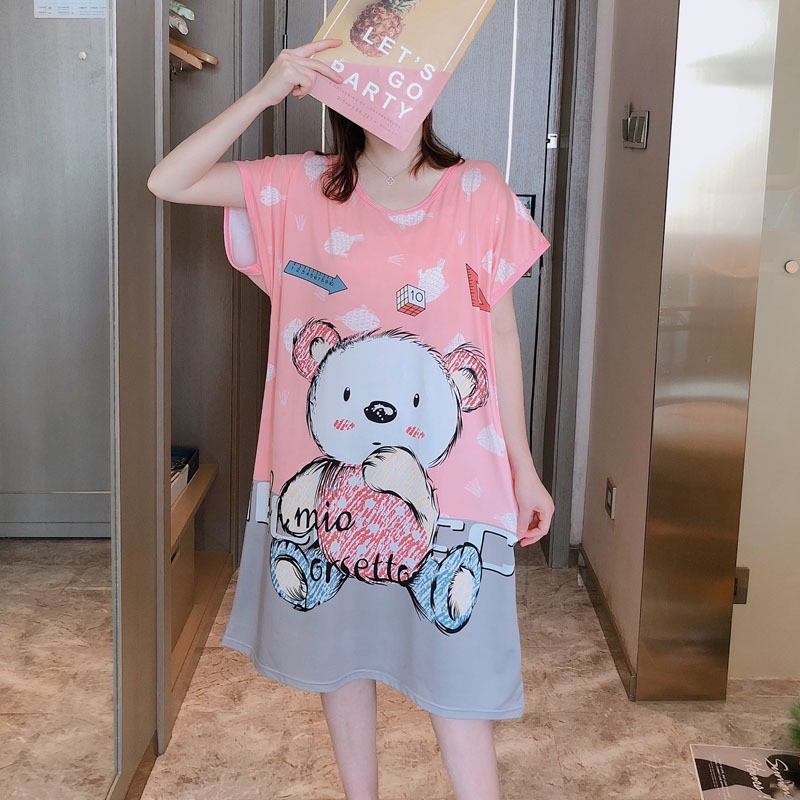 Váy Ngủ Cotton💗Váy Ngủ 2 Dây[Freeship - Chất Đẹp]💗 Dáng Suông Kute Chất Đẹp Hàng Loại I(VT01)