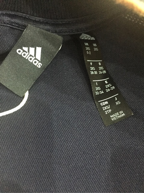 Áo adidas auth uk new sz 2xs