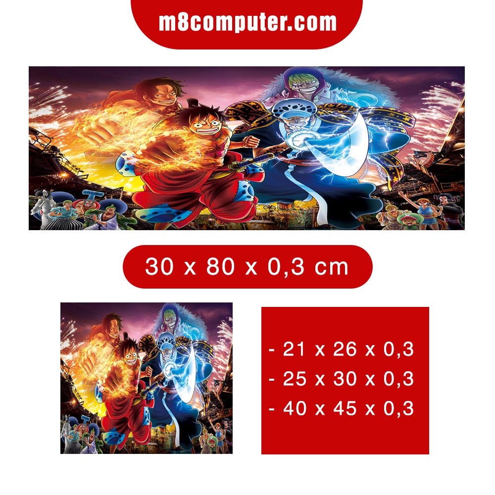 Lót Chuột One Piece Đẹp - In Lót Chuột Theo Yêu Cầu