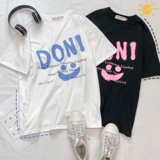 Áo thun tay lỡ form rộng DONI ulzzang ( Ảnh Thật )