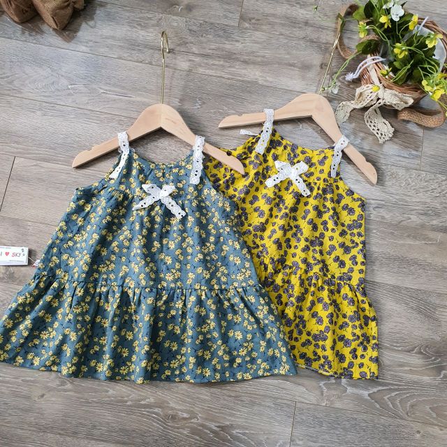 Váy boi hoa nhí xinh iu ( size 2_6)